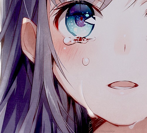Anime Girl Animegirl Crying Cry Sad Upset Can Someone
